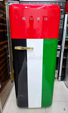 SMEG UAE Flag Retro Style Fridge Freezer FAB28 Like New  5400 aed
