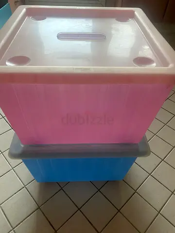 Storage boxes on wheels