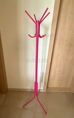 Pink Metal Coats Rack