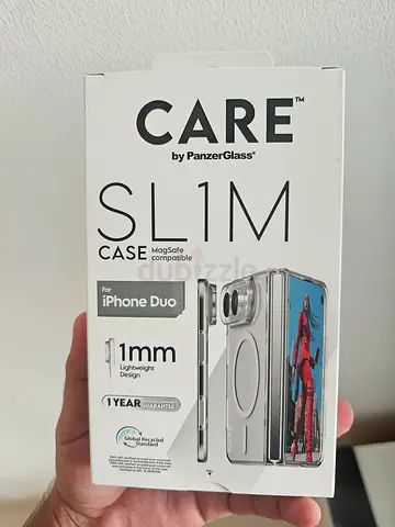 iPhone duo clear case by panzer - Brand New