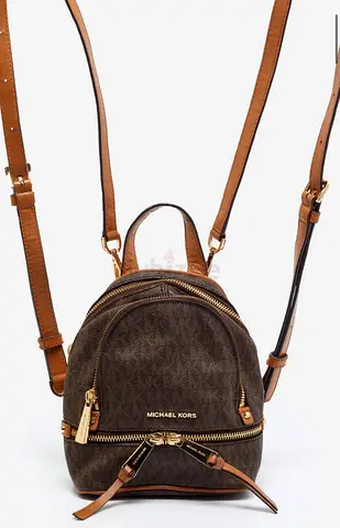 Michael Kors Mini Backpack – Brown & Tan
