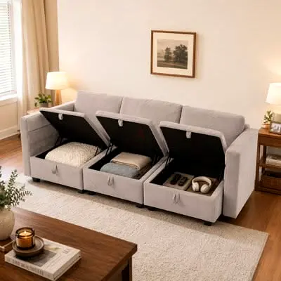 Luxury Brand New Sofa With Storage