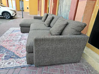 Premium Quality Crate&Barrel Lounge Deep feather filled L Shape Sofa