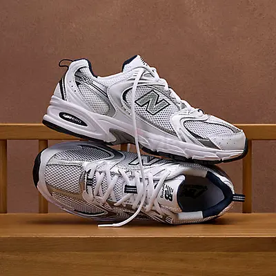 New Balance 530 Silver/White Men's Sneakers - Size Available