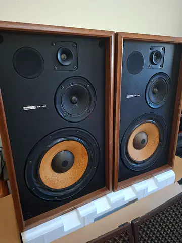 Sansui sp-1500 3-way vintage speaker.