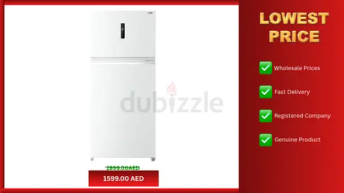 Toshiba Refrigerator Double Door Fridge, 835L Net Capacity, White 1 Year Warranty