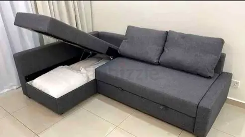 IKEA Brand L shap sofa bed you can fix it lift or right any side available