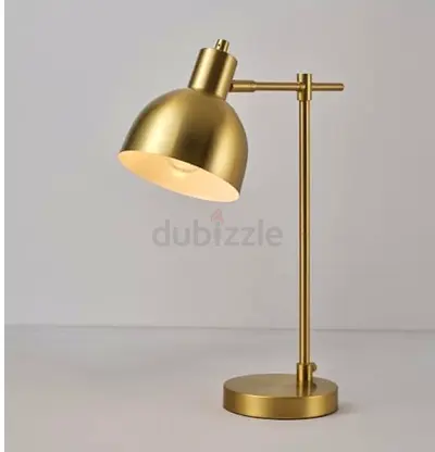 Gold desk lamp