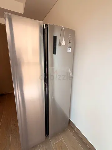 Silver Double Door Refrigerator - Brand New