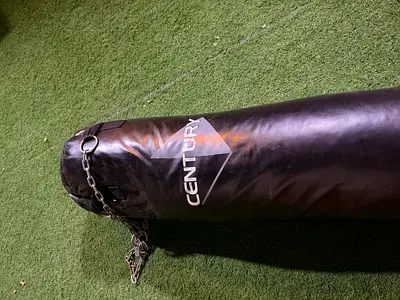 Century heavy punching bag with hanging chain - used