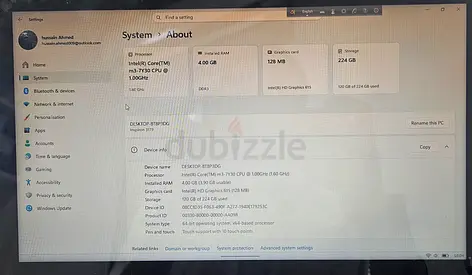 Dell Inspiron 3179 - Touch screen - 4gb ram - Upgraded SSD 256gb