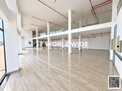 8300 Sqft Premium Commercial Showroom with 60kw Electricity power For Rent | Al Jurf Industrial Are