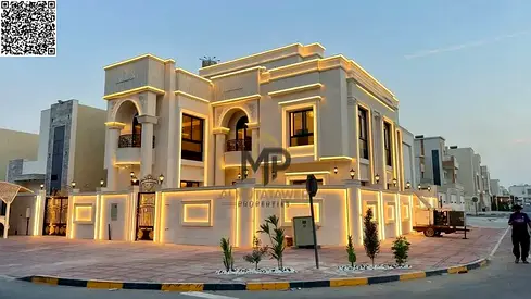 Luxurious corner villa with a private swimming pool for sale. Featuring a prime location, high levels of privacy, sophisticated design, and spacious i