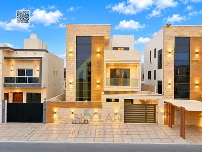 Luxury villa - 3 floors - registration fees included - in a good location - close to all services - excellent finishing - the best in Ajman