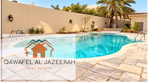 Luxury villa for rent in al mizhar ( 5bedroom + hall + majlas + swimming pool + service block )