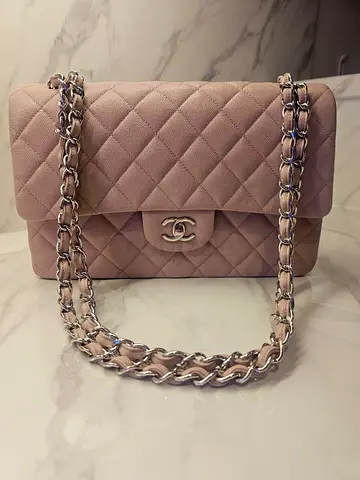 Chanel large flap classic 30 pink