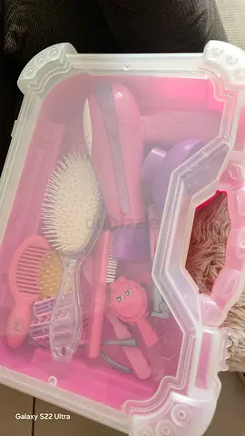 Hair stuffs pink girl ś toy bag