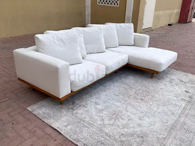 Top quality West Elm New Port L Shape Sofa Beige