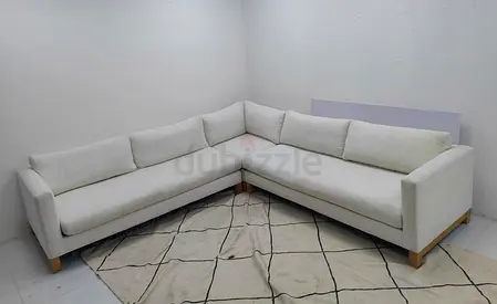All looks like new crate and barrel corner sofa