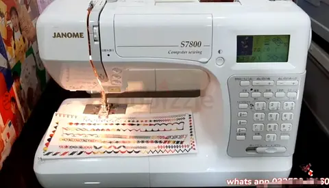 Janome S7800 computerized sewing machine - good working condition