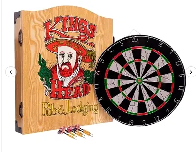 Darts with a cabinet for a Baili BL-1815 target (d-45cm, 6 darts included) - Brand New