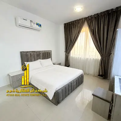 Luxury Apartment | 1-BR Fully Furnished | Distinctive view | For Monthly Rent | In a prime location in Ajman– All Bills & Wi-Fi Included