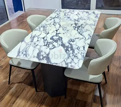 unused dining table with 6 chairs for sale