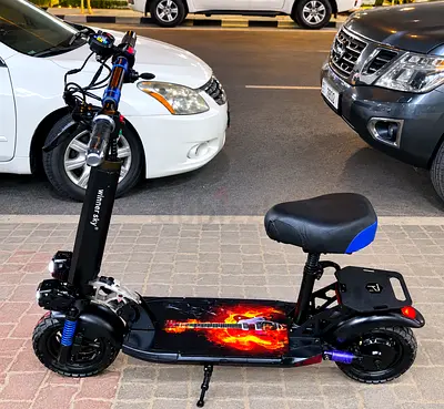 Electric Scooter with Seat —  Motor, Foldable, Good Condition