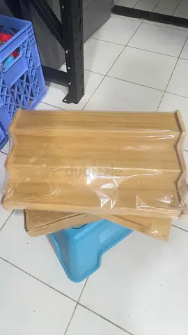Wooden Rack — New, Pack of 2 (1 expandable and 1 non expandable) original price 150aed