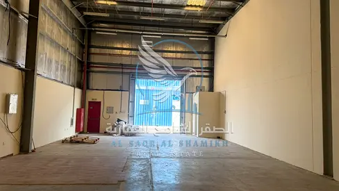 A warehouse is available for rent in Industrial Area 18, Sharjah, with a total area of 2,500 sq. ft. The property offers practical space for companies
