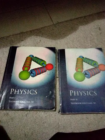 Physics Textbook for Class XI — Part I & Part II (Set)