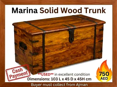 Marina solid wood trunk