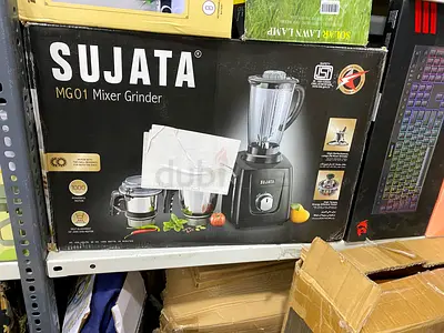 Sujata MG01 Mixer Grinder (Used) - 3 Jars, Working Condition