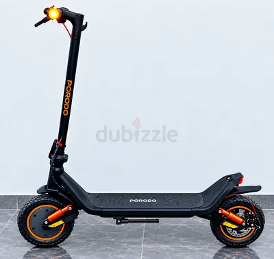 Porodo Electric Scooter -  Motor, Off-road Tires, Good Condition