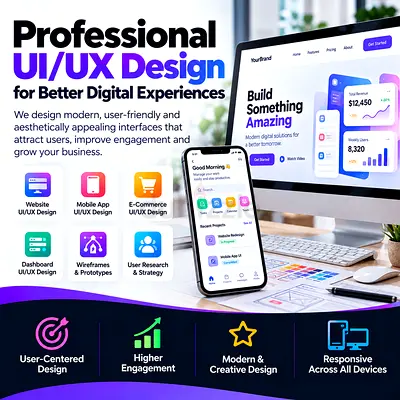 Professional UI UX Design for Better Digital Experiences
