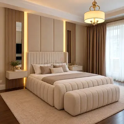 Luxury stylish comfortable 180*200 king size bed
