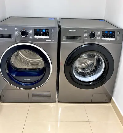 Samsung Premium Washer & Heat Pump Dryer Set – 8kg Washing Machine & Dryer | Excellent Condition