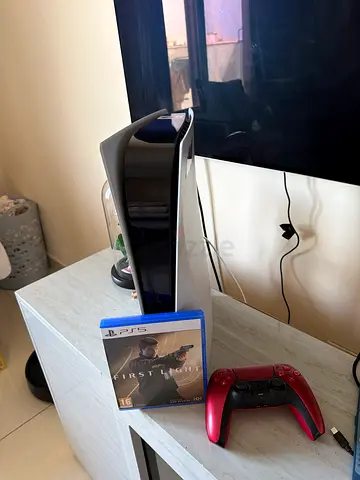Sony PlayStation 5 Console with DualSense Controller and Game (Good Condition)