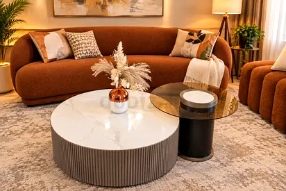 Lavish designer coffee table