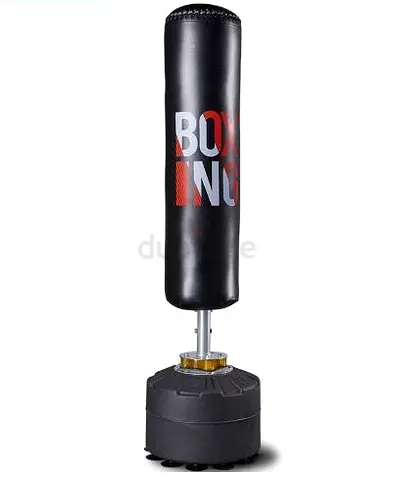 Gym Fitness Sand Base Kick Boxing Punch Bag with Stand – 172×50 cm - Brand New