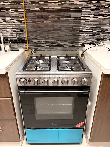 Media gas cooker 4 burner 60x60 cm