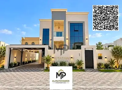 Luxury Modern Villa for Sale in Al Yasmeen – Ajman | 4 Master Bedrooms | Ground + First Floor