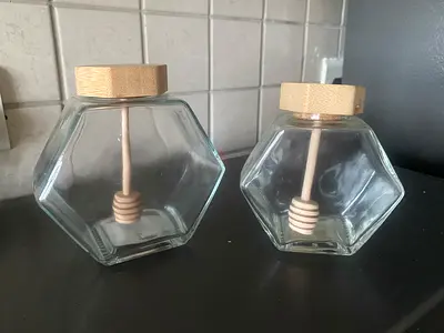 Glass containers for honey