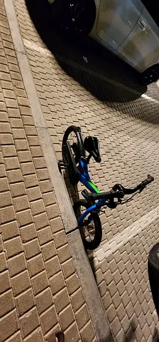 Kids balance bike - blue, light use