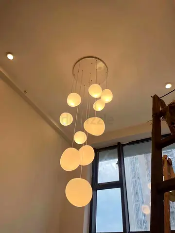 Modern multi-globe pendant chandelier — hanging cluster light