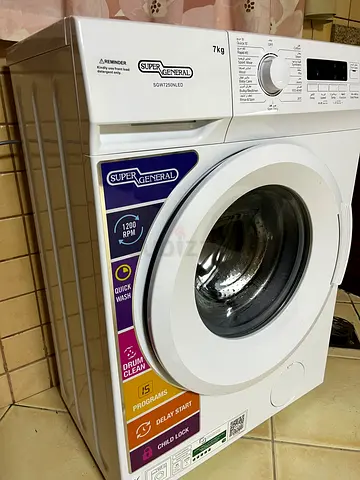 Only 6 days Used New front-load washing machine - In Warranty