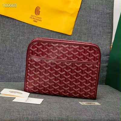 Goyard Jouvence Toiletry Bag red