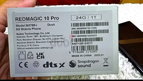 RedMagic 10 Pro 24GB | 1TB (Dusk) - Unused Boxed