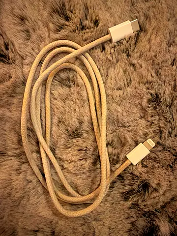 Original Apple Braided USB-C to Lightning Charging Cable - Good Condition
