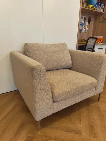 🛋️ THE ONE – Premium Beige Armchair